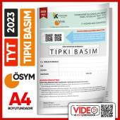 2023 YKS-TYT (SAY-TM-SÖZ) ÖSYM Tıpkı Basım Çıkmış Soru Kitapçığı (Video Çözümlü Türkiye Geneli) - 1