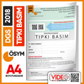 2018 DGS Sayısal-Sözel ÖSYM Tıpkı Basım Çıkmış Soru Deneme Kitapçığı (Video Çözümlü Türkiye Geneli) - 1