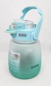 Quokka Yeşil Tritan Pipetli-Pipetsiz Çift Başlık 1,3Litre - 1