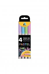 Prime Ink Multisurface 4’lü Marker Pastel - 1