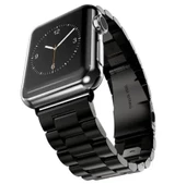 Apple Watch 2/3/4/5/6/7/8/Se/Ultra 42 44 45 49MM Uyumlu Çelik Baklalı Metal Kordon - 2