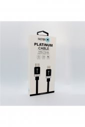 Factor-M Platınum Kablo Type-C To Type-C 2.4A 1.2M 20W - 2