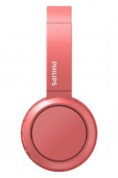 Philips TAH4205 Kulak Üstü Bluetooth Kulaklık 29 Saat Dinleme Süreli Bas Artırma Düğmeli - Kırmızı - 2
