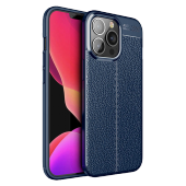 Factor-M Iphone 14 Pro Auto Deri Kılıf Mavi FM-I14PADM - 1