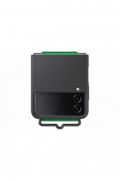 Galaxy Z Flip4 Silicone Cover With Strap - 1