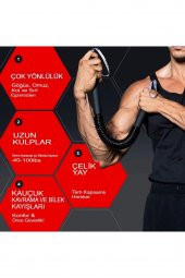 CKSpor Göğüs Yayı Bükbük Yay El Kol  Bilek Omuz Kas Geliştirici Egzersiz Aleti - 4