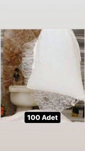 Hamam Köpük Torbası 100 Adet Doğal Hamam Torbası Pamuk Köpük Torbası Duş - 2