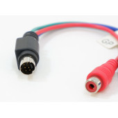 7 Pin S-Video to RGB 3'lü RCA Kablo thumbnail 2