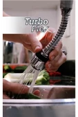 WUVERA Turbo Flex Plastik Hortumlu Esnek Ayarlanabilir Musluk Başlığı 2 Aşamalı - 4