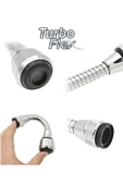 WUVERA Turbo Flex Plastik Hortumlu Esnek Ayarlanabilir Musluk Başlığı 2 Aşamalı - 2