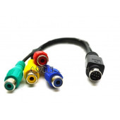 7 Pin S-Video to 4'lü RCA Kablo thumbnail 1