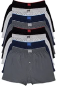 Erkek Penye Düz Boxer 6 Adet - 1