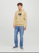 JACK JONES Kapüşonlu Yazı Baskılı Erkek Sweatshirt 12242197 thumbnail 4