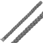 Lucky Life 925 Ayar Gumuss Elişi Örgü Bileklik - 2