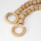 Ahşap Boncuklu Çanta Sapı - Naturel (1 Adet) - 2