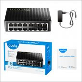 Cudy FS1016D 10/100Mbps 1,6 Gb/sn 16 Port Switch - 4