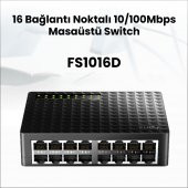 Cudy FS1016D 10/100Mbps 1,6 Gb/sn 16 Port Switch - 5