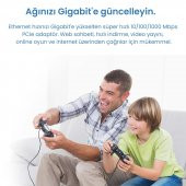 Cudy PE10 WOL 10/100/1000Mbps Gigabit PCI LAN Express Adaptör - 4