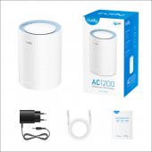 Cudy M1200 5GHz 867Mbps, 2.4GHz 300Mbps, 2 Port, 2X5dBi anten, Wi-Fi Mesh Menzil Genişletici Router - 4
