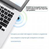 Cudy WU650 5GHz 433Mbps, 2.4GHz 200Mbps Wi-Fi Mini USB Adaptör(AC1200 Serisi) thumbnail 3