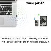 Cudy WU650 5GHz 433Mbps, 2.4GHz 200Mbps Wi-Fi Mini USB Adaptör(AC1200 Serisi) thumbnail 4