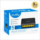 Cudy GS105D 10/100/1000Mbps 5 Port Gigabit Switch - 4