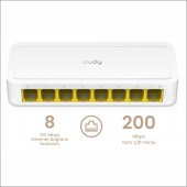Cudy FS108D 10/100Mbps 8 Port Megabit Switch - 2