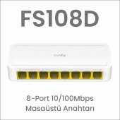 Cudy FS108D 10/100Mbps 8 Port Megabit Switch - 3