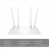 Cudy WR1200 Dual 2.4/5Ghz 4x5dBi Anten 1200Mbps 5 Port Wi-Fi Router(AC1200 Serisi) - 3