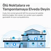 Cudy M1800 5GHz 1201Mbps, 2.4Ghz 574Mbps 2 Hızlı Ethernet Port,4 Dahili Anten, Wi-Fi 6 Mesh Router thumbnail 7