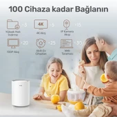 Cudy M1800 5GHz 1201Mbps, 2.4Ghz 574Mbps 2 Hızlı Ethernet Port,4 Dahili Anten, Wi-Fi 6 Mesh Router thumbnail 3