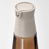 Yağdanlık Cam 19 Cm MeridyenDukkan Kahverengi-Amber Renk 19 cm, 1 Parça - 4