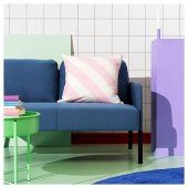 Kırlent Kılıfı, Pembe-Beyaz Çizgili Model 50x50 cm Salon-Bahçe Dekorasyonu - 4