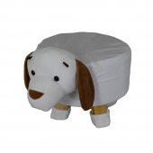 T. Concept  Hayvan (Köpek) Figürlü Çocuk Pufu, Lastikli Kılıflı, Yıkanabilir - 1