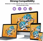 HUION H420X OSU Tablet Grafik Çizim Tableti - Dijital Kalem - 2