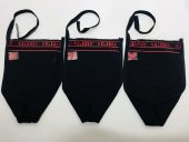 Kelebek 3 Adet Siyah Kalın Hamam Kesesi Kıvrık Bursa Tellak Kese Banyo Hamam Çeyizlik Kese - 1