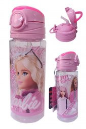 Kız Çocuk Barbie Matara 500 ml 1 Adet Lisanslı Barbi Suluk Okul Matarası Öğrenci Suluğu - 1