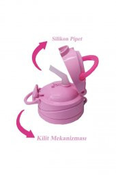 Kız Çocuk Barbie Matara 500 ml 1 Adet Lisanslı Barbi Suluk Okul Matarası Öğrenci Suluğu - 4