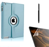 Smcase Apple iPad Mini 4 Kılıf 360 Dönebilen Koruma Kapaklı Standlı dn11  Nano  Kalem - 6