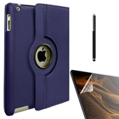 Smcase Apple iPad Mini 4 Kılıf 360 Dönebilen Koruma Kapaklı Standlı dn11  Nano  Kalem - 3
