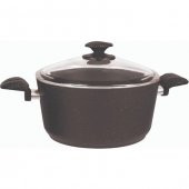 Remetta Granit Derin Tek Tencere 22 Cm-siyah - 1