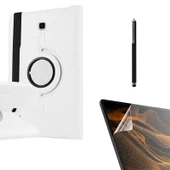 Smcase Samsung Galaxy Tab S2 9.7 T815 Kılıf 360 Dönebilen Koruma Kapaklı Standlı dn22  Nano  Kalem thumbnail 7