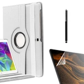 Smcase Samsung Galaxy Tab S3 9.7 T820 Kılıf 360 Dönebilen Koruma Kapaklı Standlı dn22  Nano  Kalem - 6