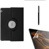 Smcase Huawei T3 10 inç Kılıf 360 Dönebilen Koruma Kapaklı Standlı dn22  Nano  Kalem - 1