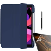 Smcase Apple iPad Pro 11 2022 M2 Kılıf Standlı Kalem Bölmeli Arkası Şeffaf nt22  Nano  Kalem thumbnail 5
