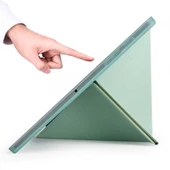 Smcase Samsung Galaxy Tab A7 10.4 T500 2020 Kılıf Katlanabilir Standlı Pu Silikon tf1 thumbnail 2