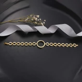 Lucky Life 925 Ayar Gumuss Çeyrek Takılabilen Altın Kaplama Lucky Life Lucky Life Kadın Bileklik - 2