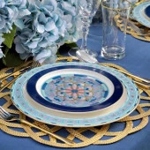 Schafer Tılsım Sapphire Yemek Takımı 60 Parça-Turkuaz - 3