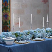 Schafer Tılsım Sapphire Yemek Takımı 60 Parça-Turkuaz - 4