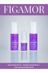Figamor Gece Kremi 60 ml Figamor Gündüz Kremi 60 ml Figamor Göz Çevresi Kremi 30 ml - 1